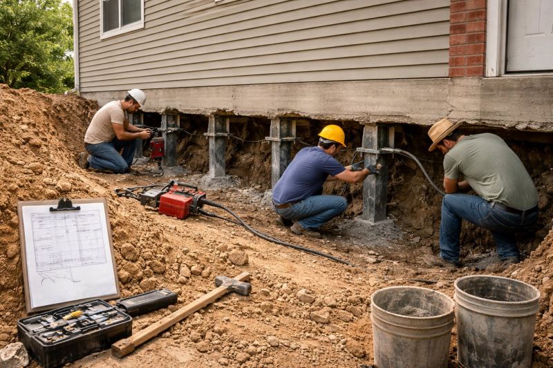 Foundation Repair in Gaylord, MI