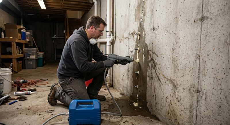 Basement Foundation Repair in Gaylord, MI