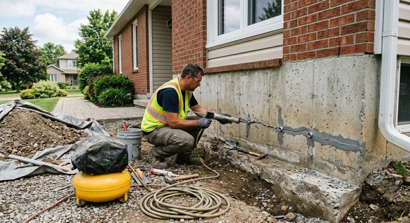 Basement Foundation Repair in Wolverine, MI