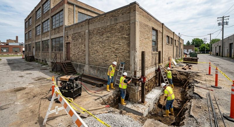 Building Foundation Repair in Alba, MI