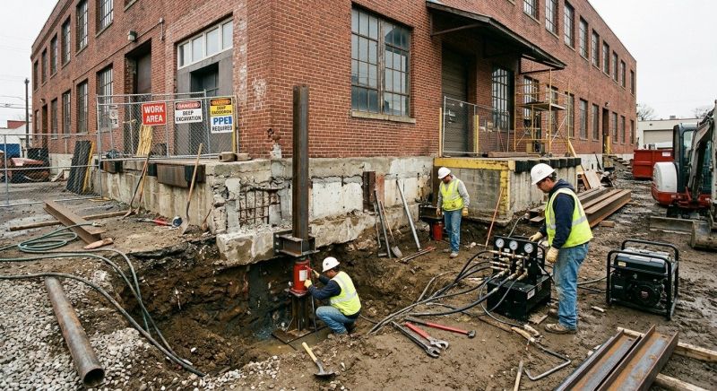 Commercial Foundation Repair in Gaylord, MI