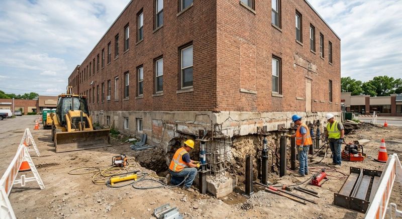 Commercial Foundation Repair in Gaylord, MI