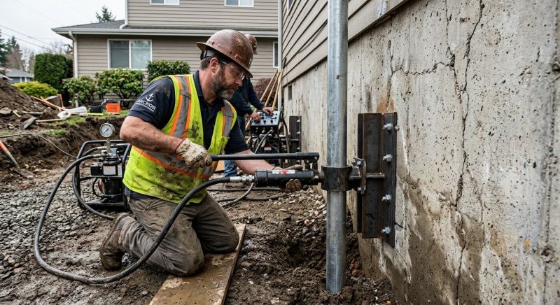 Concrete Foundation Leveling in Lewiston, MI