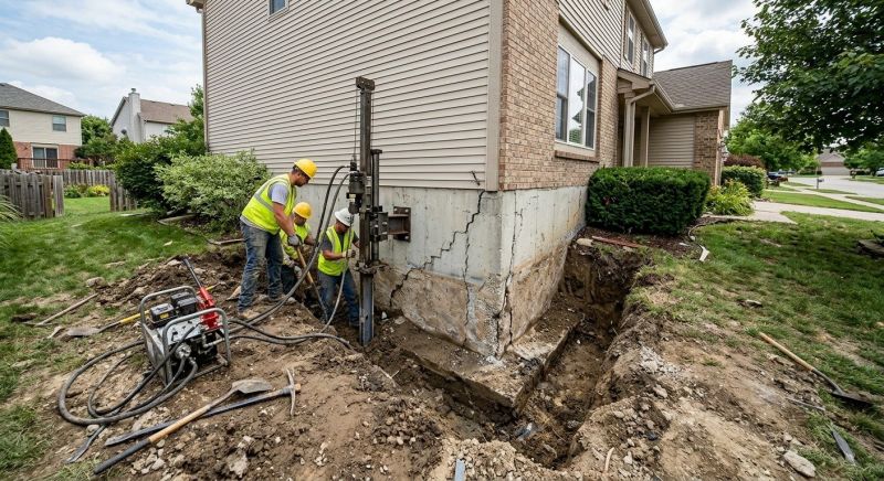 Concrete Foundation Repair in Johannesburg, MI