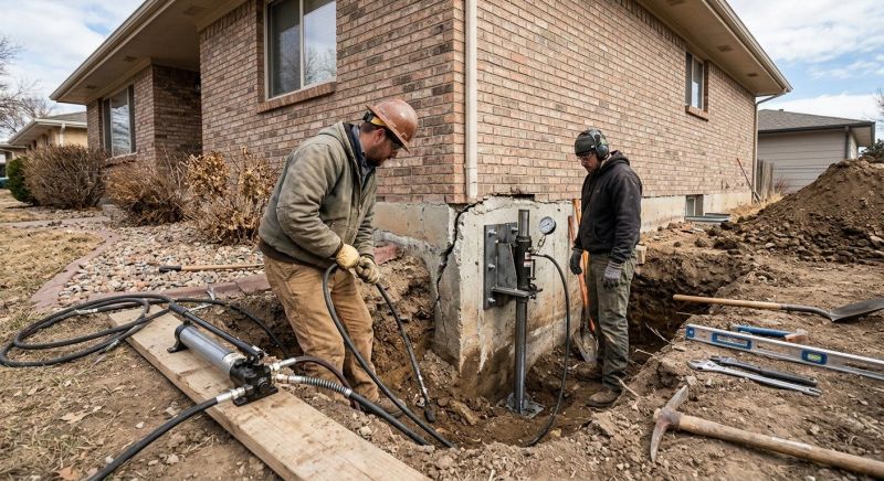 Concrete Foundation Repair in Wolverine, MI