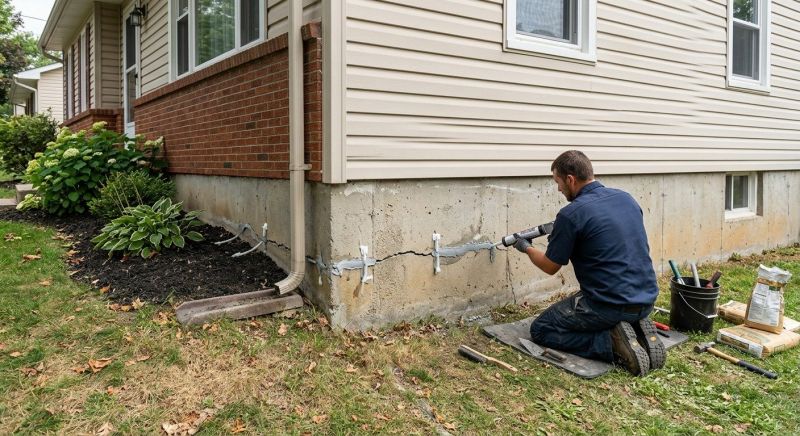 Cracked Foundation Repair in Antrim County, MI