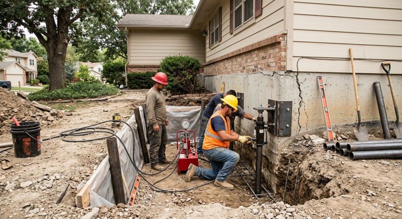 Cracked Foundation Repair in Wolverine, MI