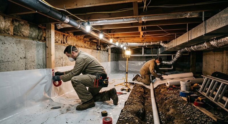 Crawl Space Leveling in Gaylord, MI