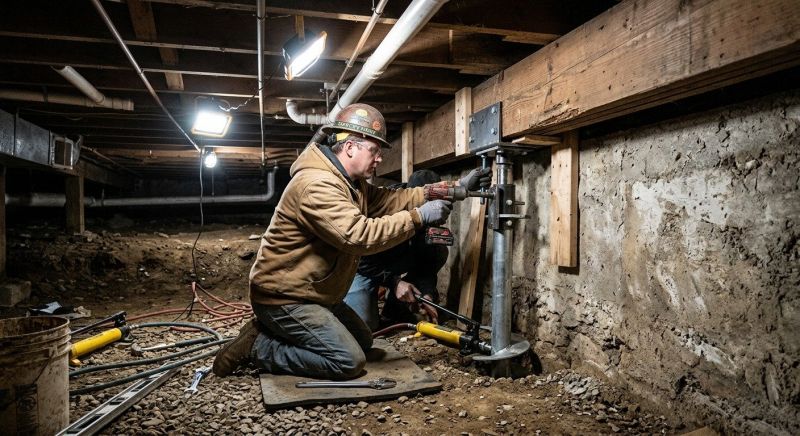 Crawlspace Foundation Repair in Alba, MI
