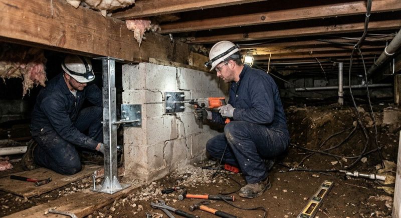 Crawlspace Foundation Repair in Gaylord, MI