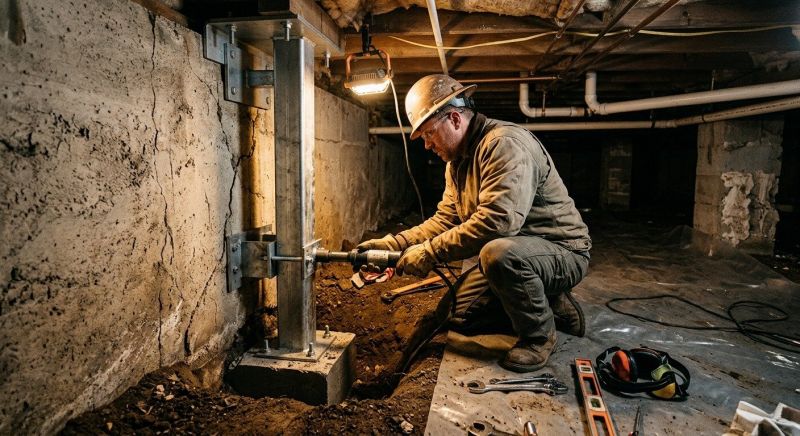 Crawlspace Foundation Repair in Gaylord, MI
