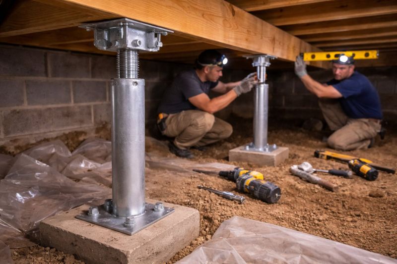 Crawlspace Structural Repair in Gaylord, MI