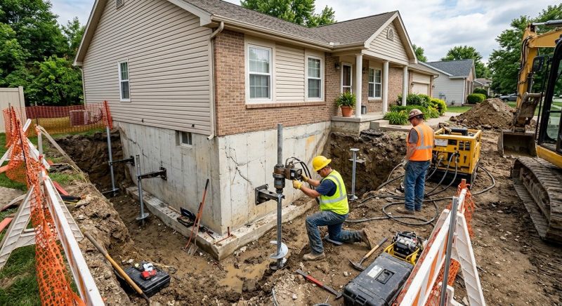 Emergency Foundation Repair in Gaylord, MI