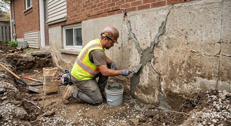 Foundation Crack Repair in Gaylord, MI