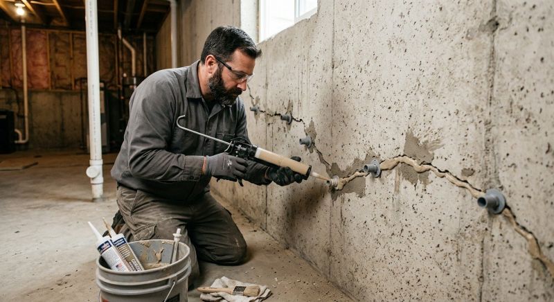 Foundation Cracks Repair in Gaylord, MI