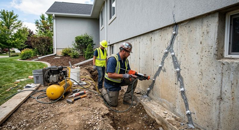 Foundation Damage Repair in Alba, MI