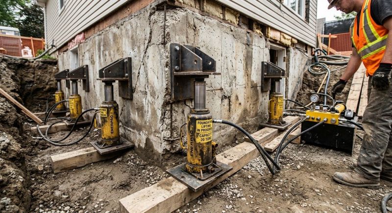 Foundation Jacking in Boyne City, MI