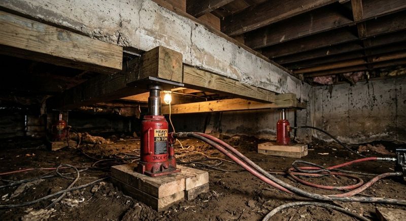 Foundation Jacking in Boyne City, MI