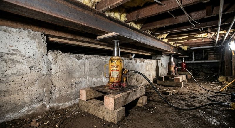Foundation Jacking in Wolverine, MI