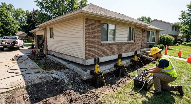 Foundation Lifting in Alba, MI