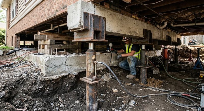 Foundation Lifting in Lewiston, MI