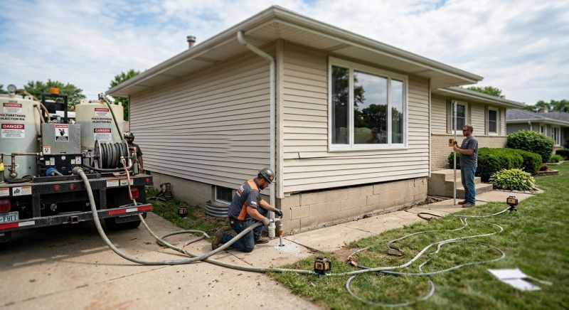 Foundation Lifting in Lewiston, MI
