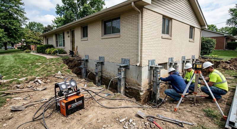 Foundation Pier Leveling in Gaylord, MI