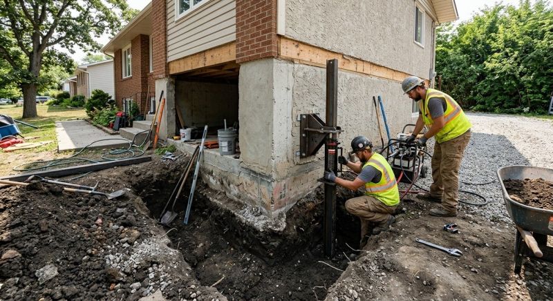 Foundation Pier Repair in Gaylord, MI