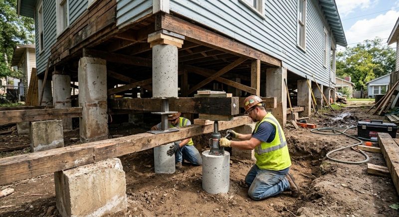 Foundation Pier Repair in Gaylord, MI