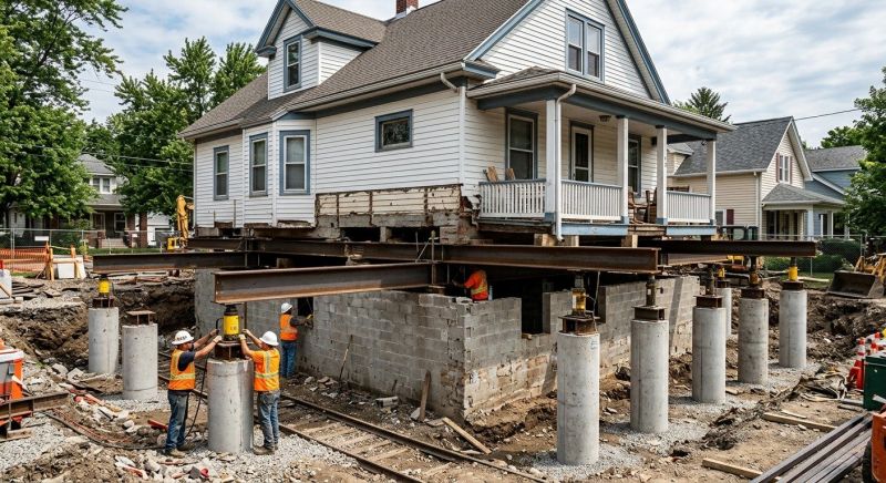 Foundation Raising in Alba, MI