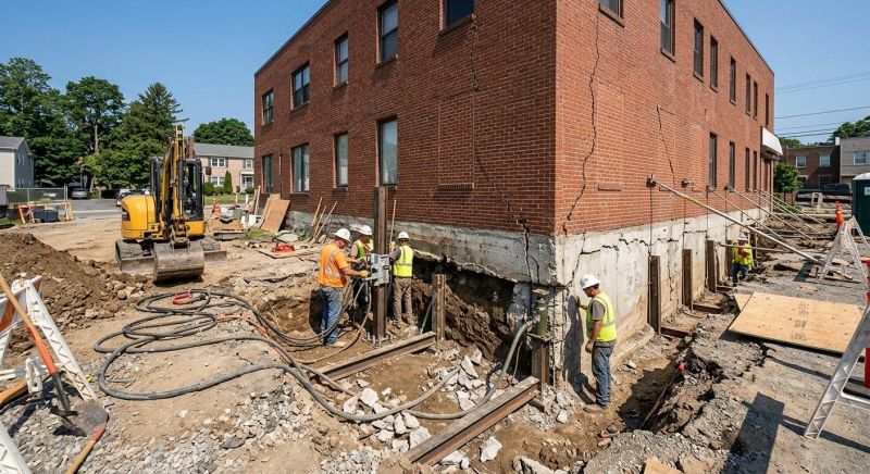 Foundation Renovation in Gaylord, MI