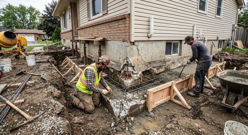 Foundation Repair in Lewiston, MI