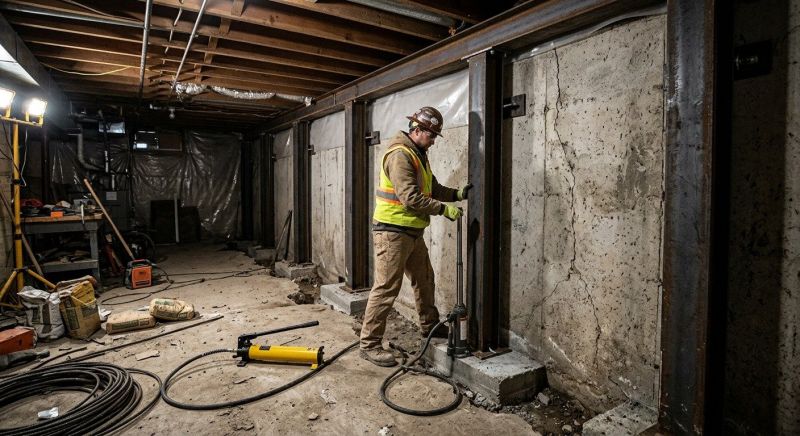 Foundation Stabilizing in Alba, MI