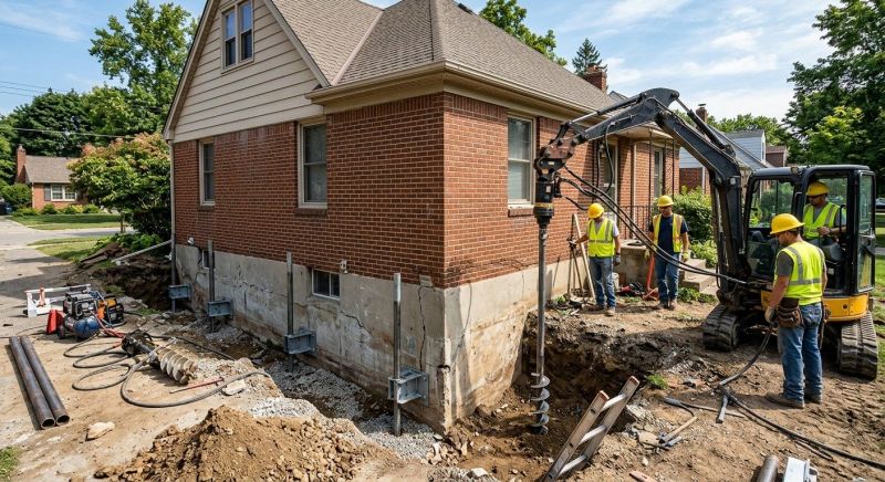 Foundation Stabilizing in Johannesburg, MI