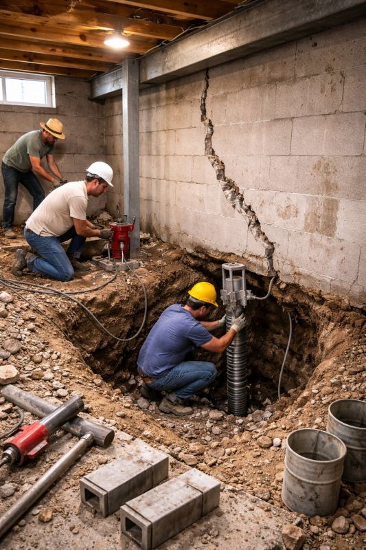 Foundation Structural Repair in Grayling, MI