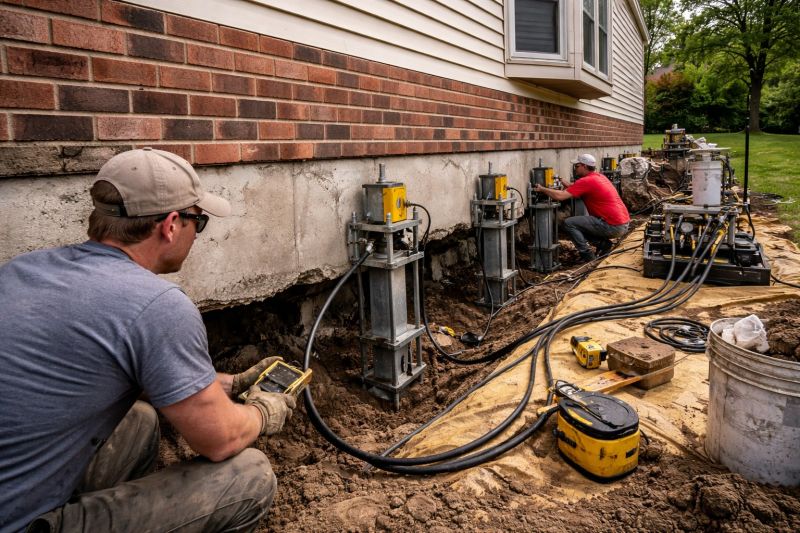 Settling Foundation Service in Lewiston, MI