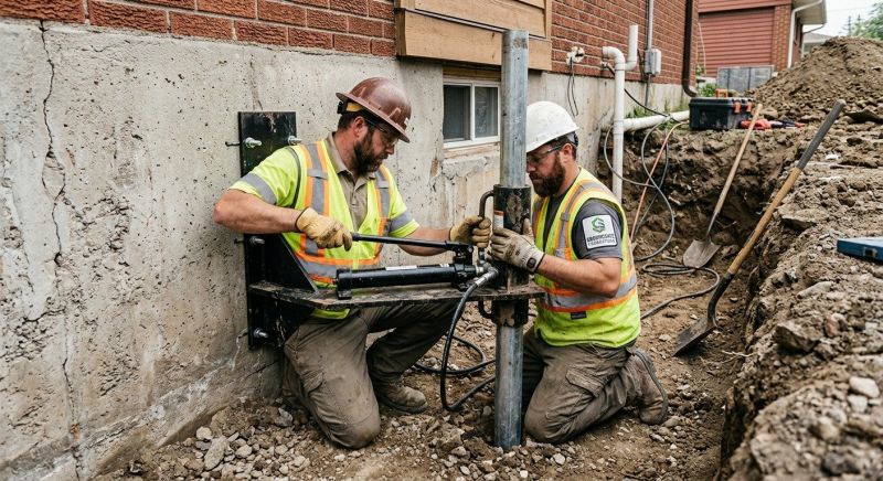 Settling Foundation Service in Wolverine, MI