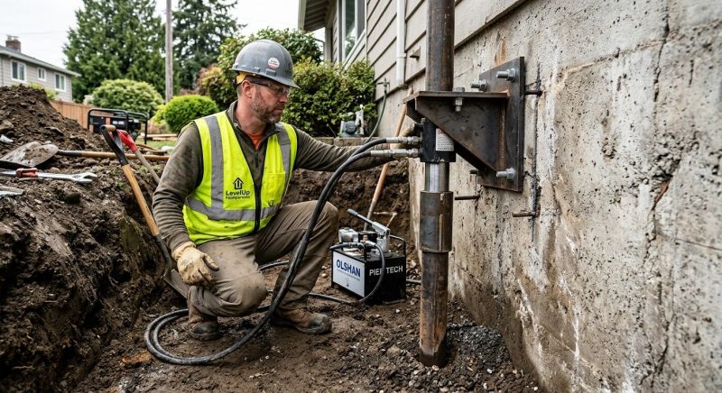 Settling Foundation Service in Wolverine, MI