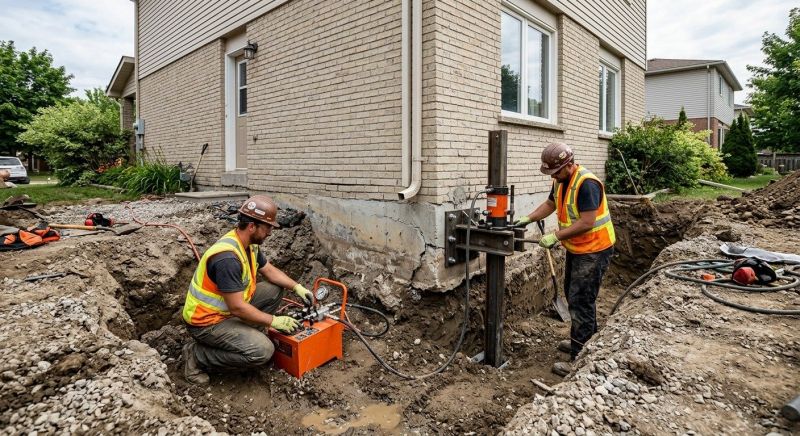Sinking Foundation Lifting in Gaylord, MI