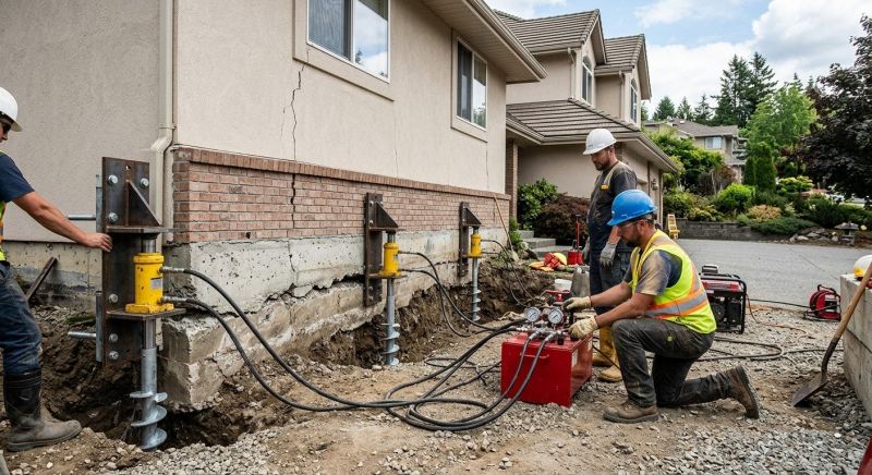 Sinking Foundation Lifting in Gaylord, MI