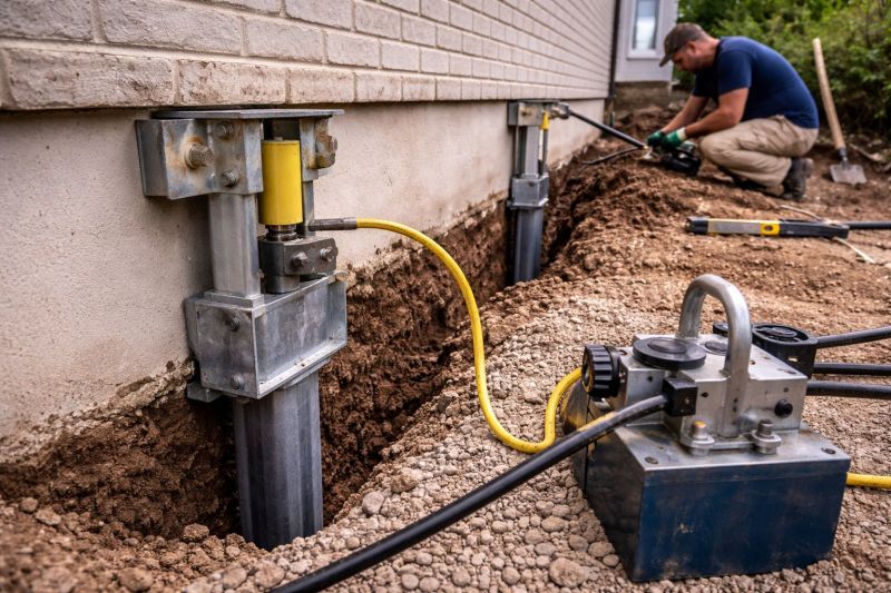Sinking Foundation Repair in Alba, MI