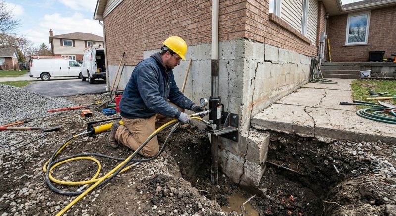 Sinking Foundation Repair in Gaylord, MI