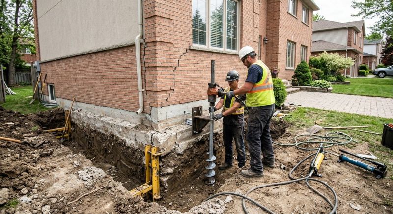 Sinking Foundation Repair in Mancelona, MI