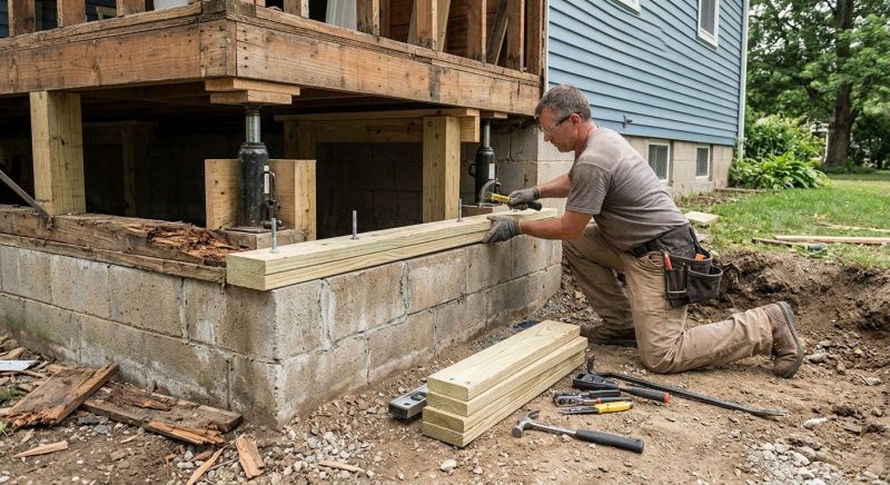Slab Foundation Repair in Gaylord, MI