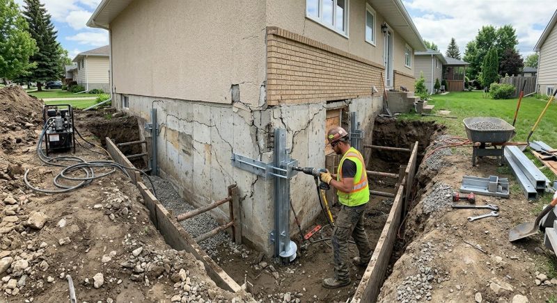 Slab Foundation Repair in Gaylord, MI