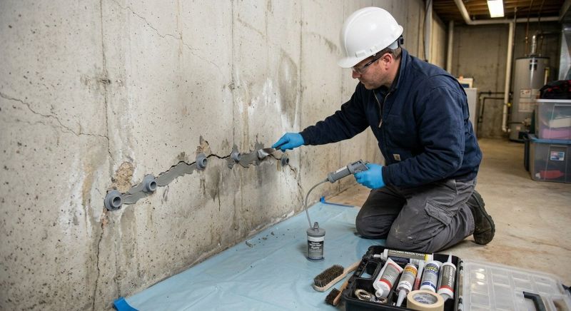 Structural Crack Repair in Gaylord, MI