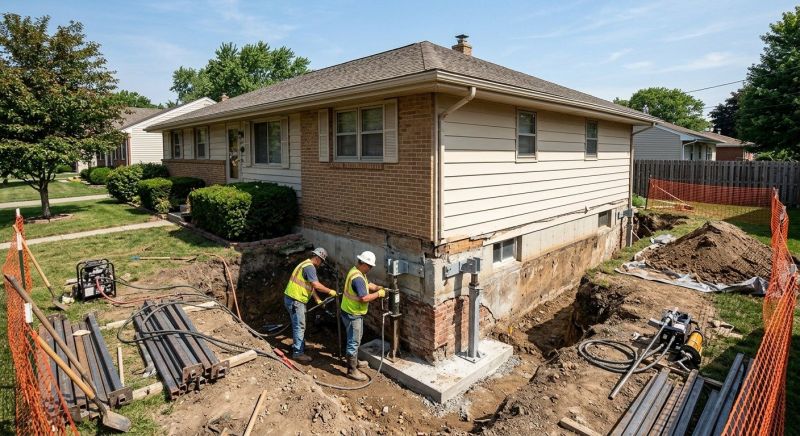 Structural Foundation Repair in Johannesburg, MI
