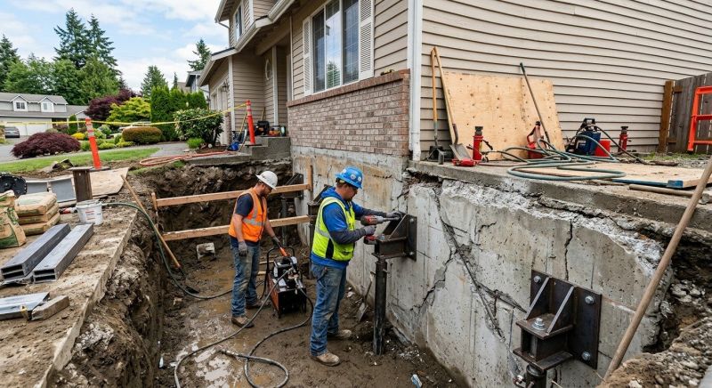 Structural Foundation Repair in Gaylord, MI